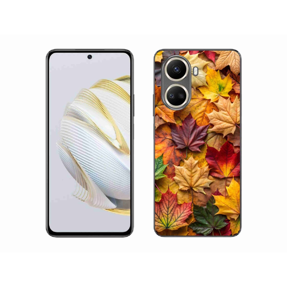 Gél borítás mmCase a Huawei Nova 10 SE-hez - juharlevelek 2