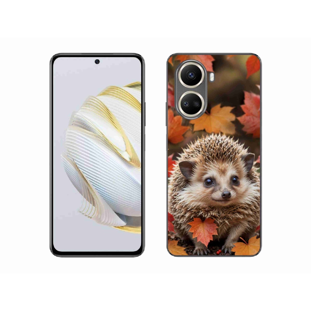 mmCase gél tok a Huawei Nova 10 SE-hez – sündisznó a levelek között