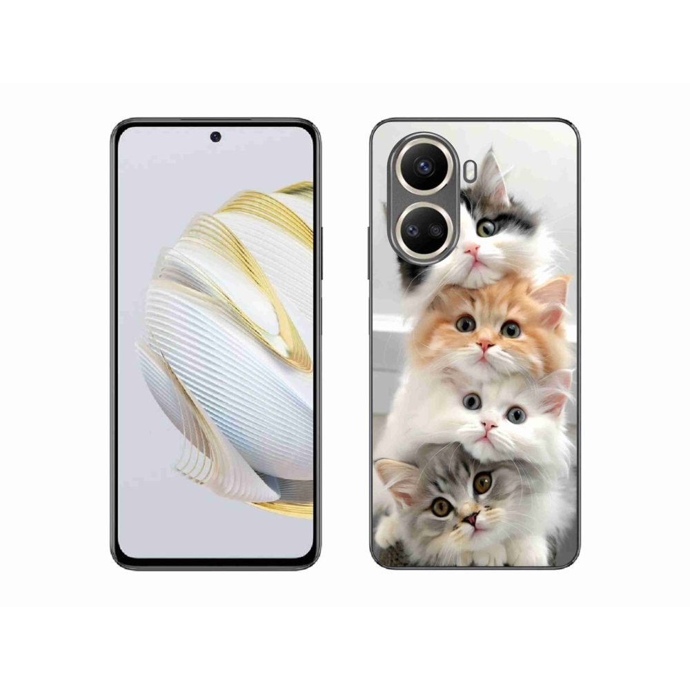 Zselés borítás mmCase a Huawei Nova 10 SE-hez - cat group
