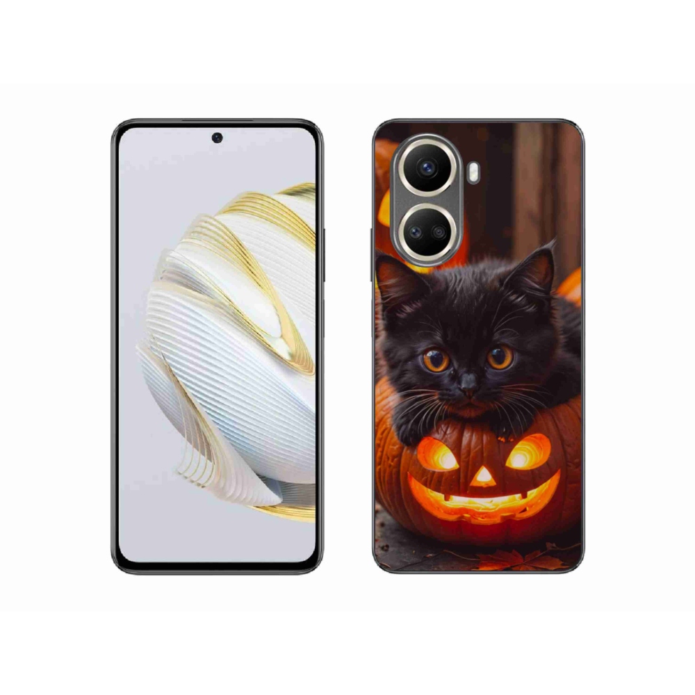 Gél borítás mmCase a Huawei Nova 10 SE számára - cica és tök