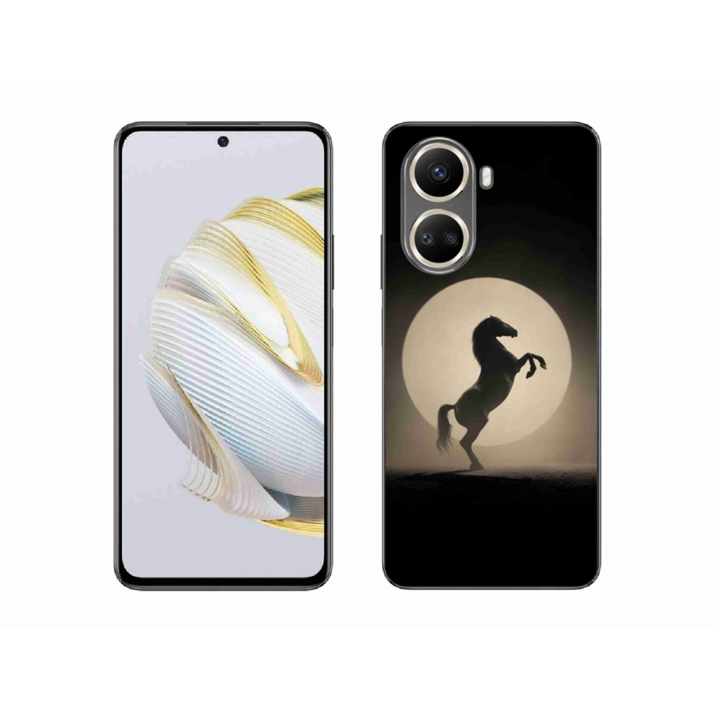 Gél borítás mmCase a Huawei Nova 10 SE számára - ló sziluettben