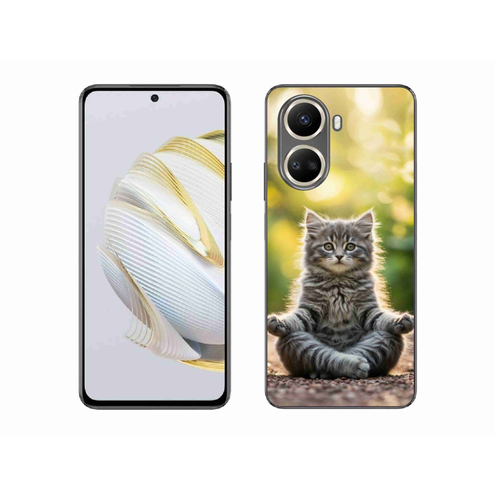 Gél borítás mmCase a Huawei Nova 10 SE-n - meditáló cica