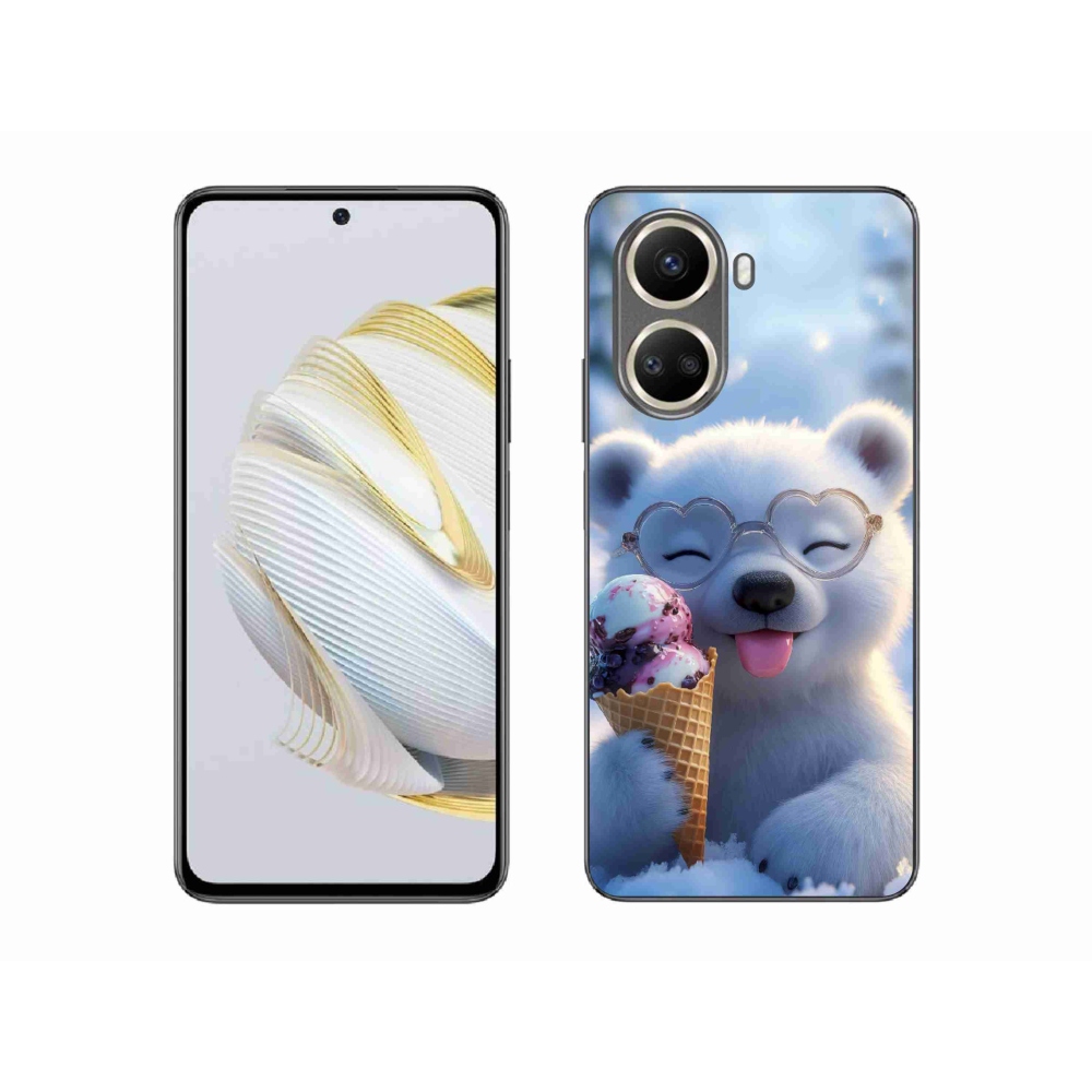 mmCase gél tok a Huawei Nova 10 SE-hez – mackó fagylalttal