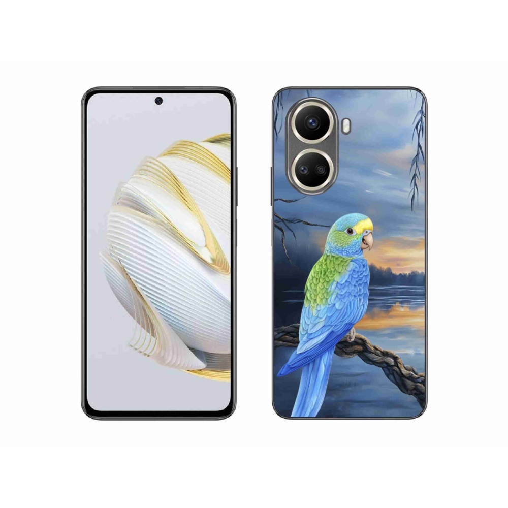 Gél borítás mmCase a Huawei Nova 10 SE-hez - kék papagáj