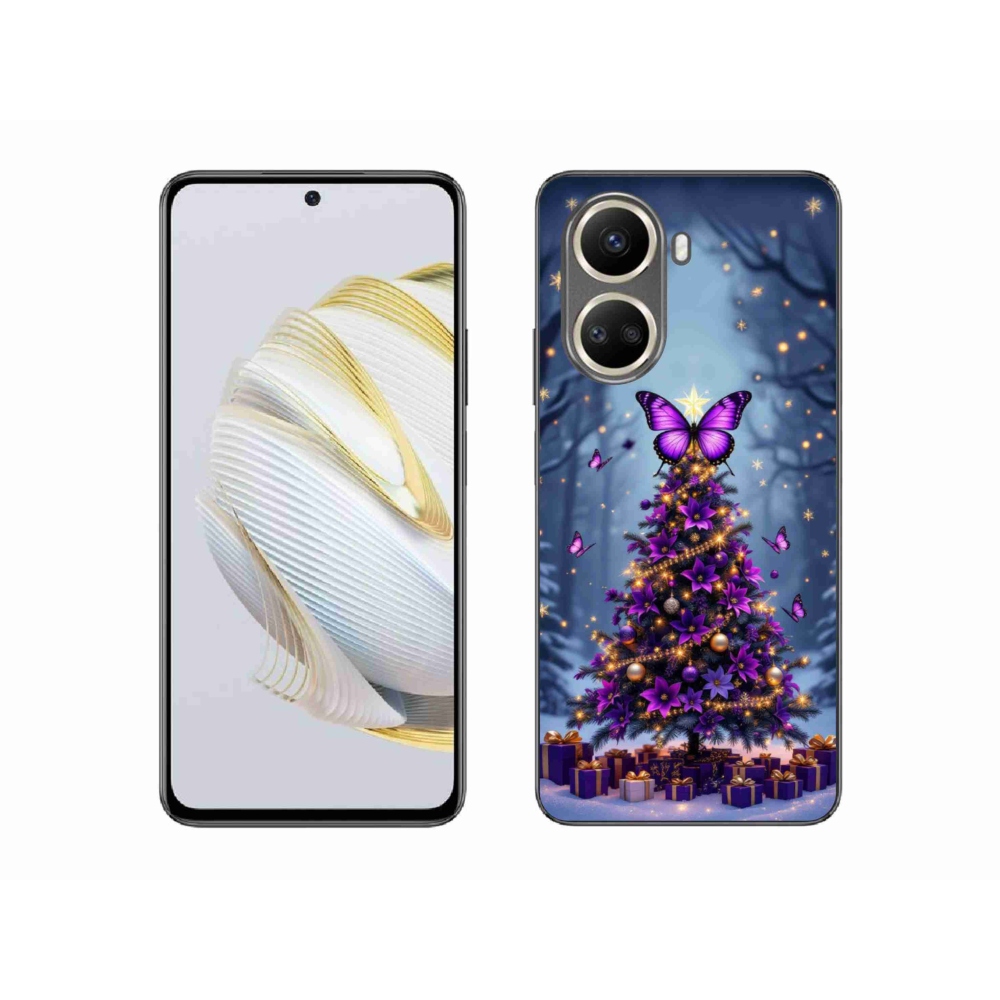 mmCase gél tok a Huawei Nova 10 SE-hez – pillangós karácsonyfa