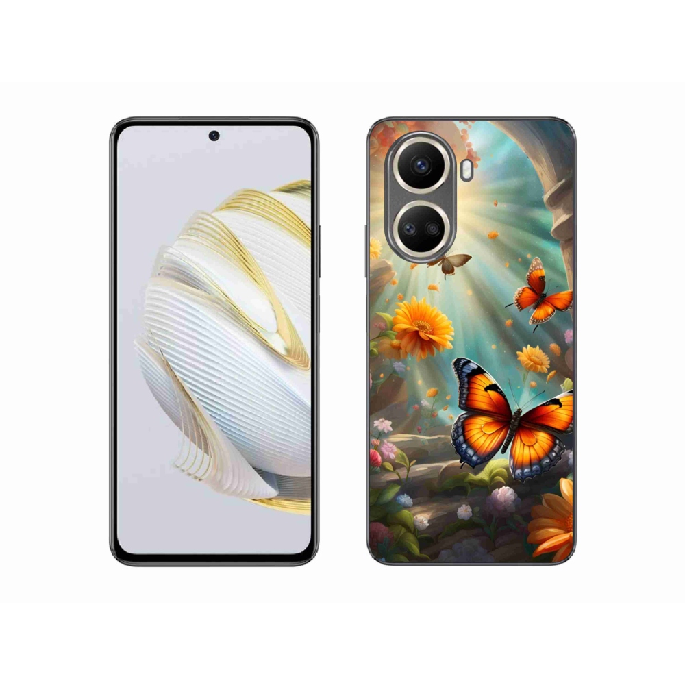 Gél borítás mmCase a Huawei Nova 10 SE számára - pillangókert 2