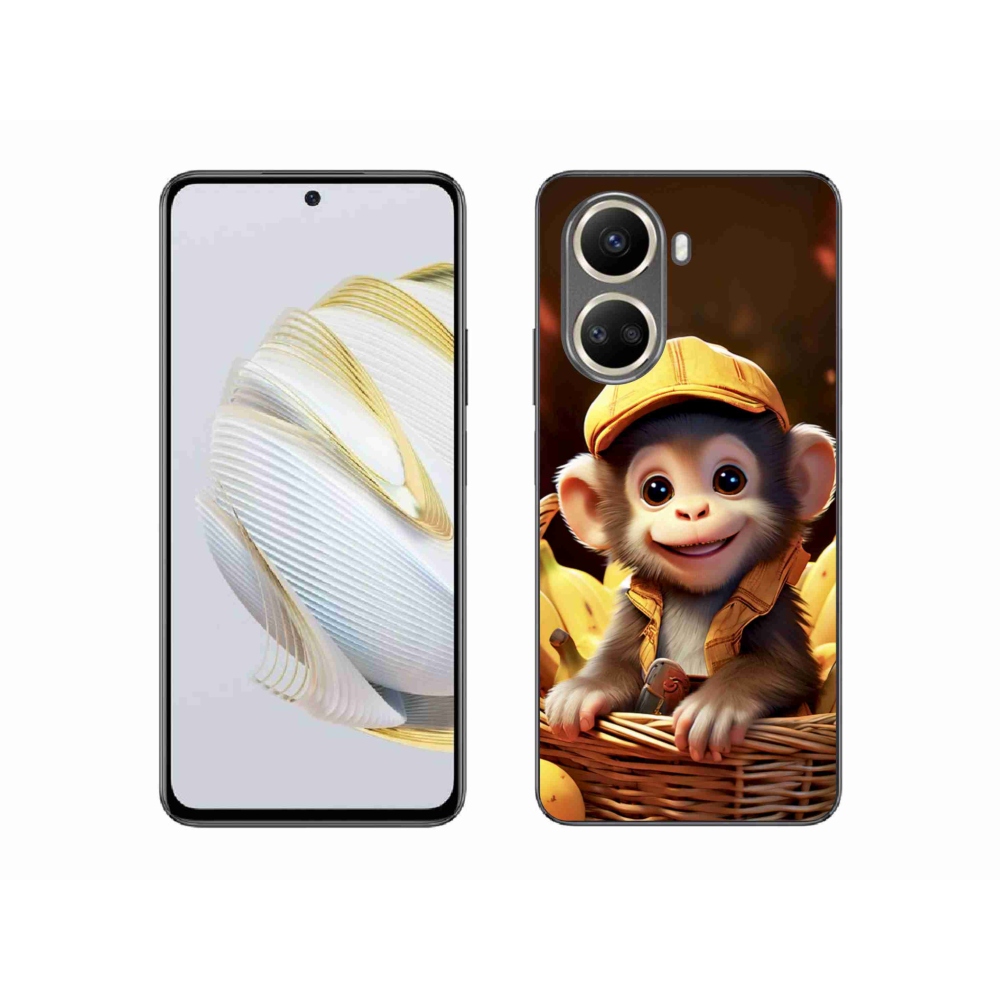 mmCase gél tok a Huawei Nova 10 SE-hez – majom a kosárban
