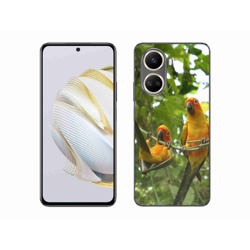 Gél borítás mmCase a Huawei Nova 10 SE-n - papagájok aratingy