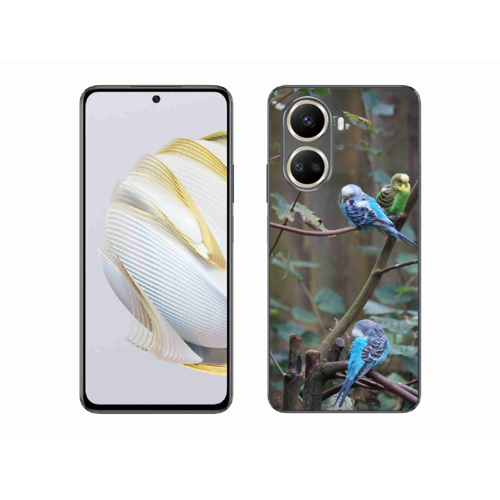mmCase gél tok a Huawei Nova 10 SE-hez – papagájok az ágon