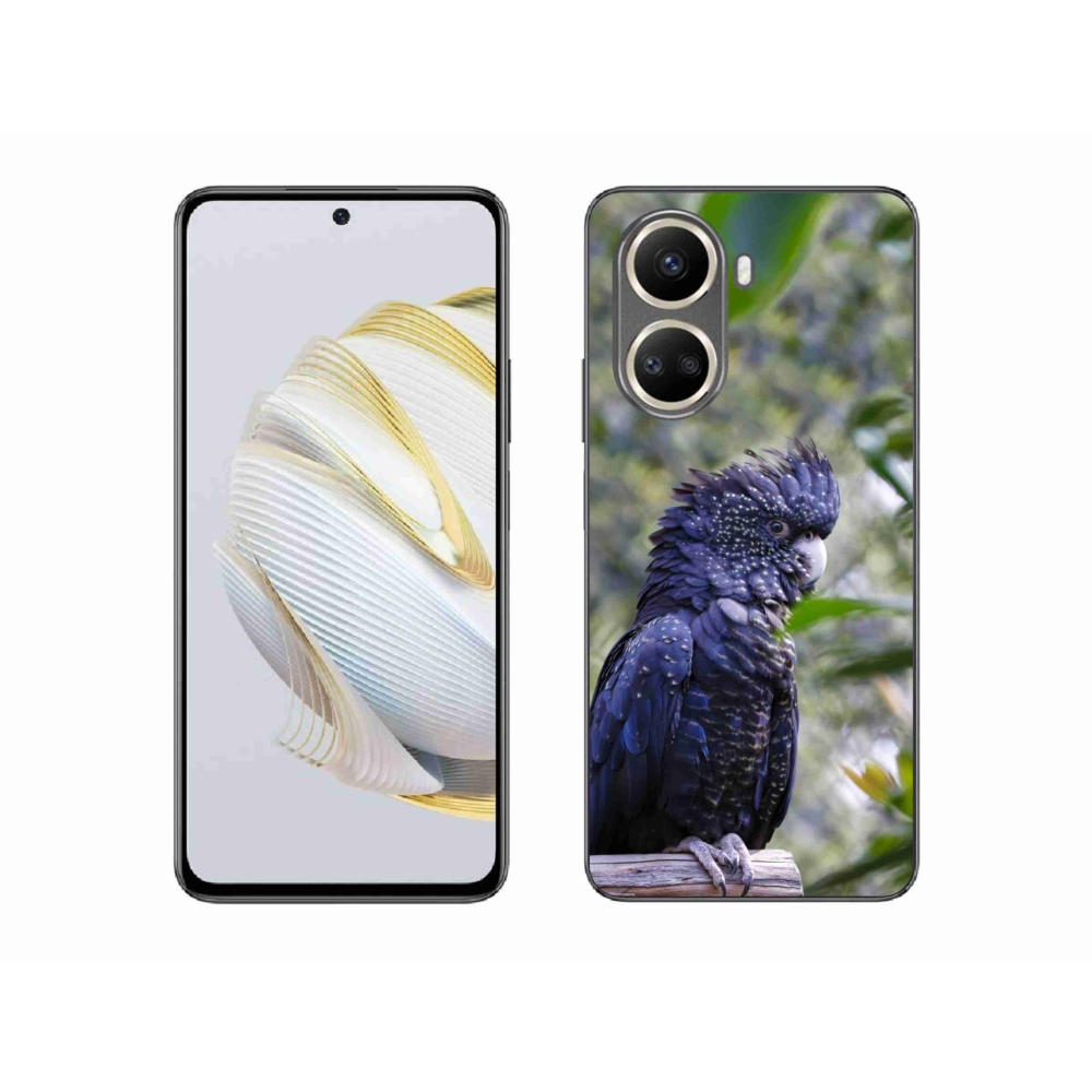 mmCase gél tok a Huawei Nova 10 SE-hez – fekete kakadu papagáj