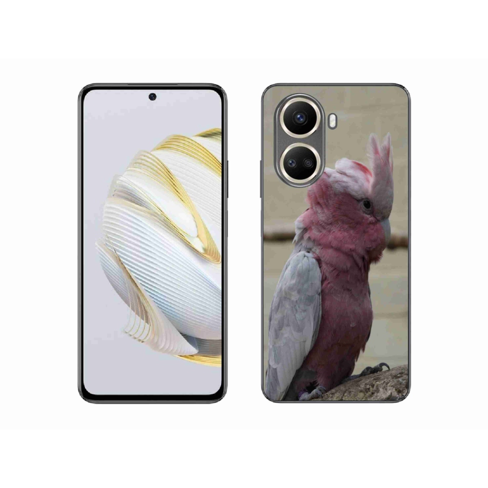 Gél borítás mmCase a Huawei Nova 10 SE-hez - papagáj kakadu rózsaszínű