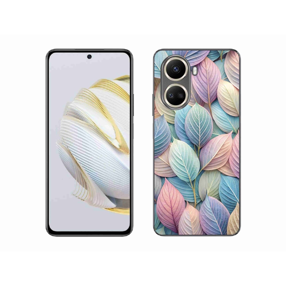 Gél borító mmCase a Huawei Nova 10 SE-hez - pasztell levelek