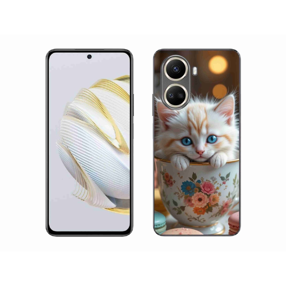 Gél borító mmCase a Huawei Nova 10 SE-hez - aranyos cica 6
