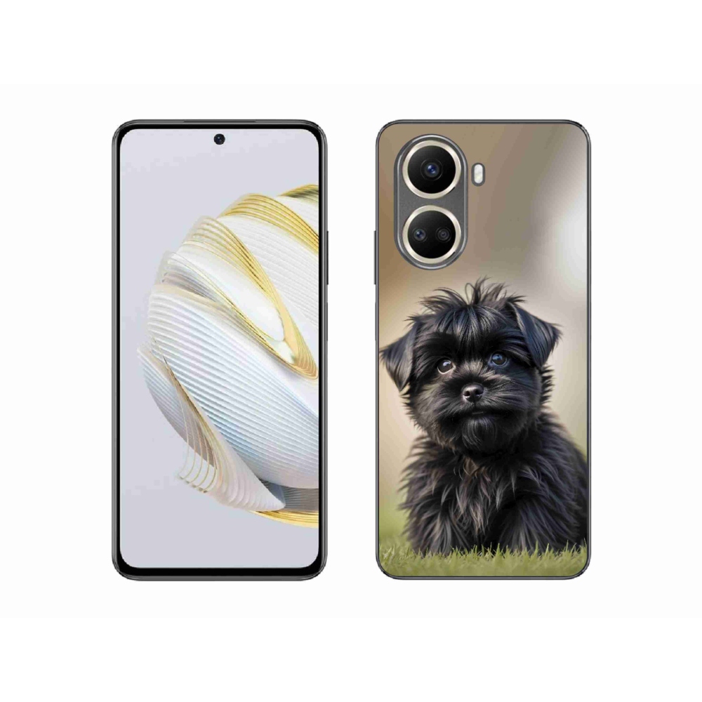 mmCase gél tok a Huawei Nova 10 SE-hez – aranyos fekete kutyus