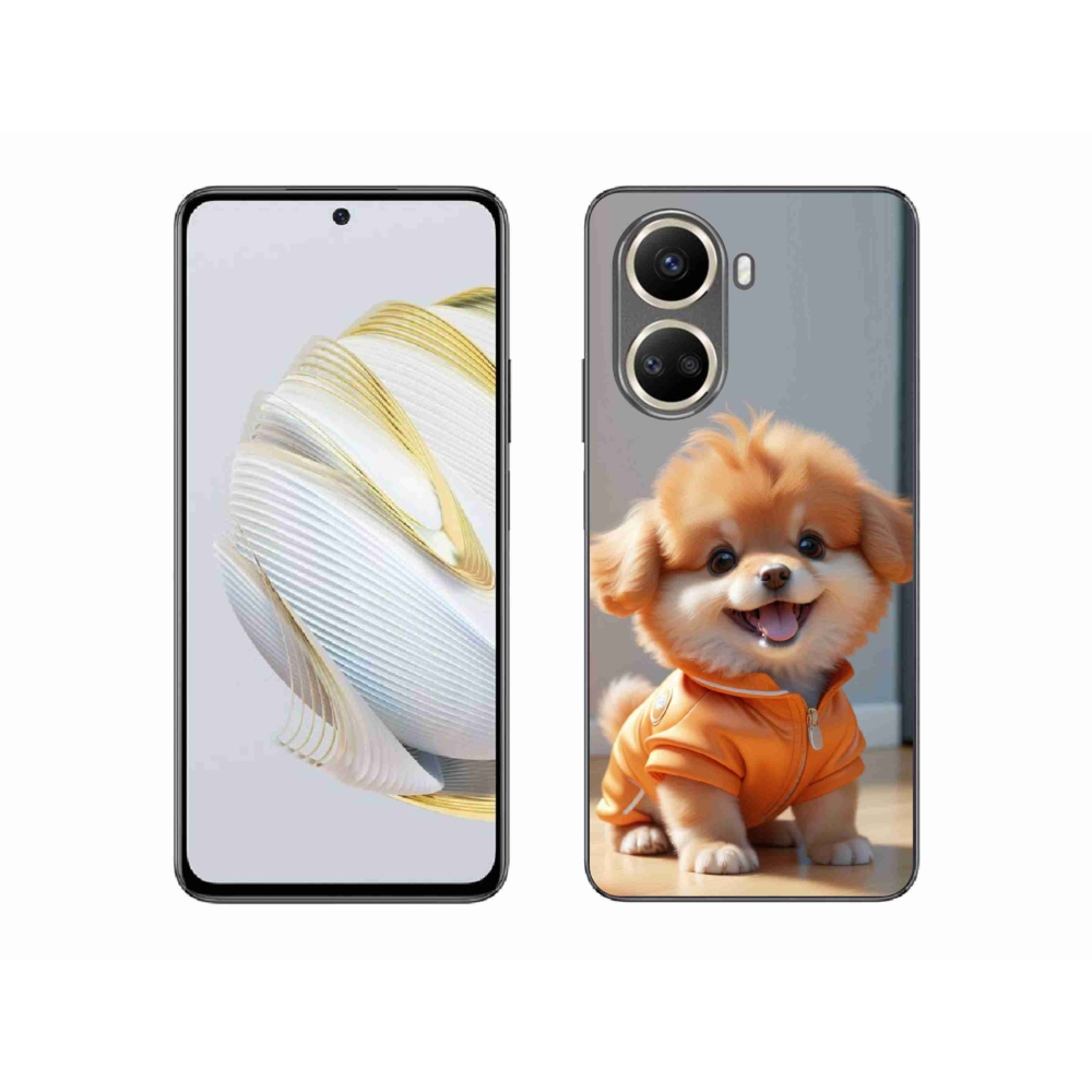 mmCase gél tok a Huawei Nova 10 SE-hez – aranyos pomerániai pulóverben