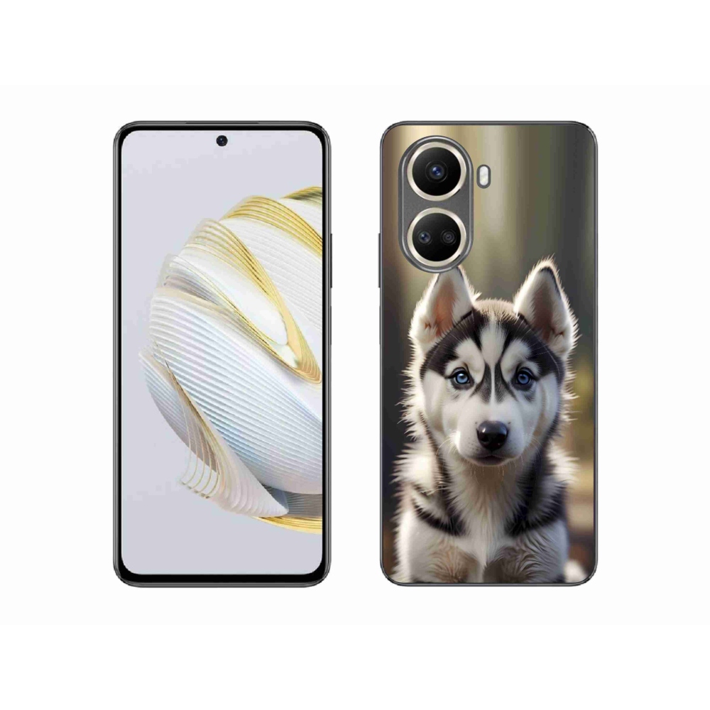 mmCase gél tok a Huawei Nova 10 SE-hez – aranyos szibériai husky