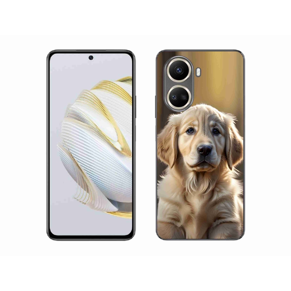 mmCase gél tok a Huawei Nova 10 SE-hez – aranyos arany retriever