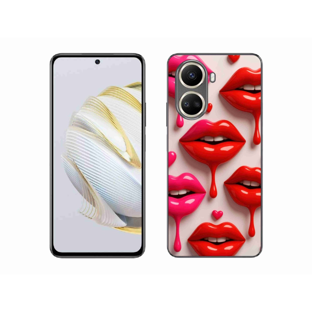 Gél borító mmCase a Huawei Nova 10 SE-hez - ajkak 2