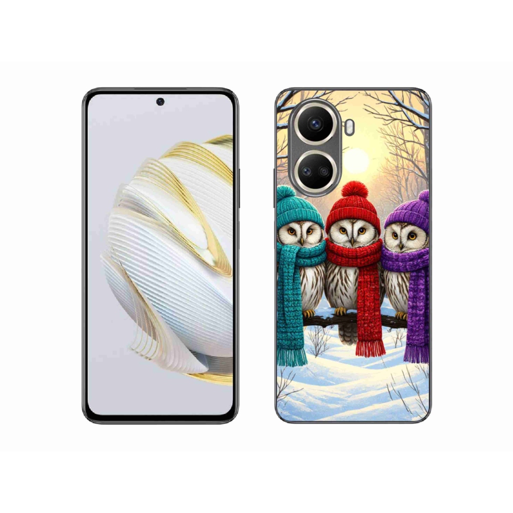 Gél borítás mmCase a Huawei Nova 10 SE-hez - bagoly barátok