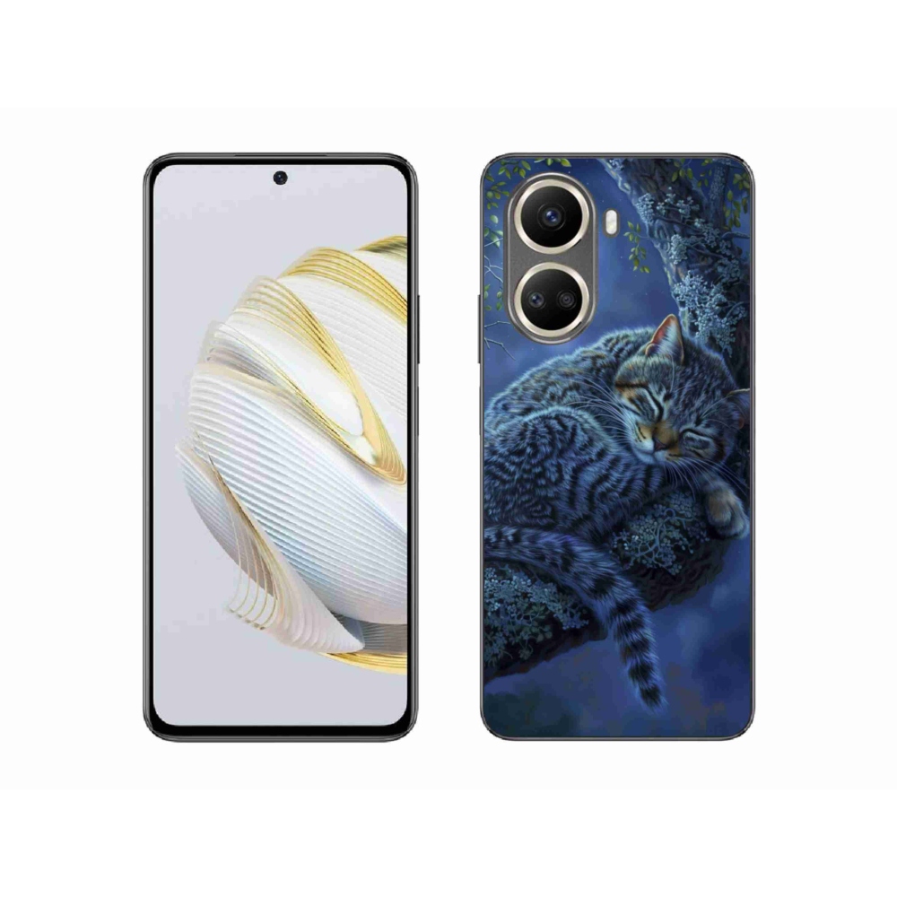 Gél borítás mmCase a Huawei Nova 10 SE-hez - alvó macska