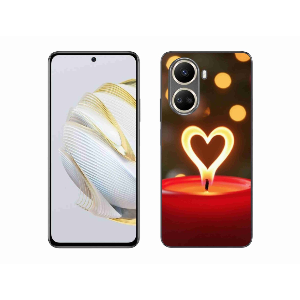 Gél borítás mmCase a Huawei Nova 10 SE-hez - láng szíve