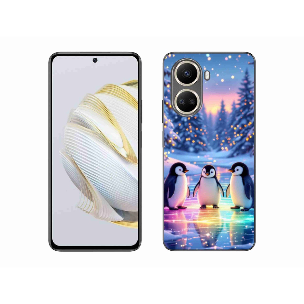 Gél borítás mmCase a Huawei Nova 10 SE-hez - pingvinek