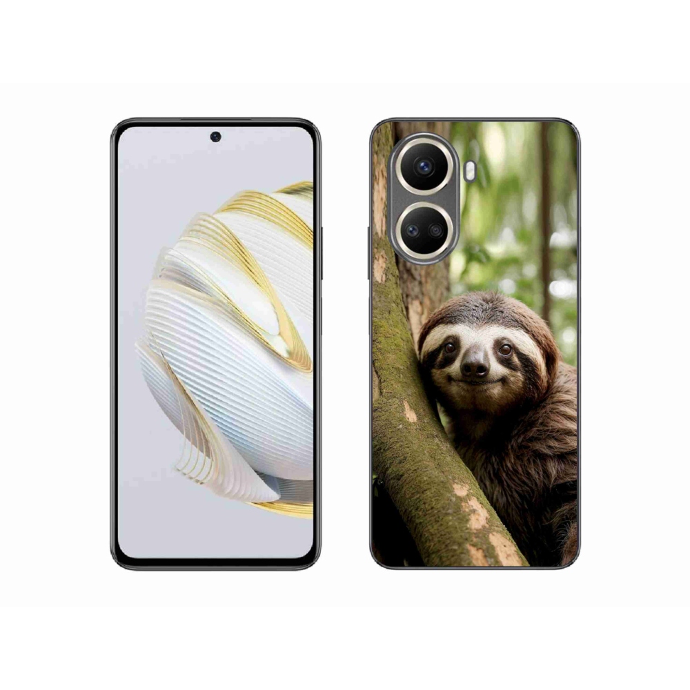 mmCase gél tok a Huawei Nova 10 SE-hez – mosolygós lajhár