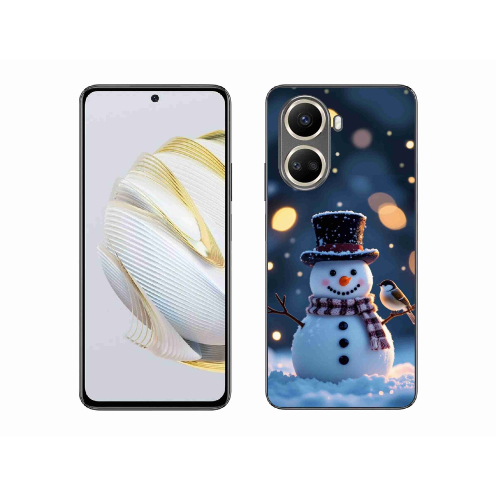 mmCase gélhuzat a Huawei Nova 10 SE-hez – karácsonyi hóember