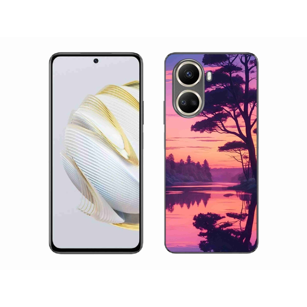 Gél borítás mmCase a Huawei Nova 10 SE-n - naplemente a tó felett