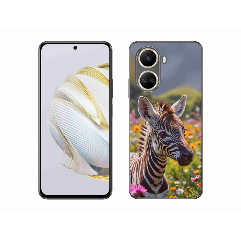 mmCase gél tok a Huawei Nova 10 SE-hez – zebra a réten
