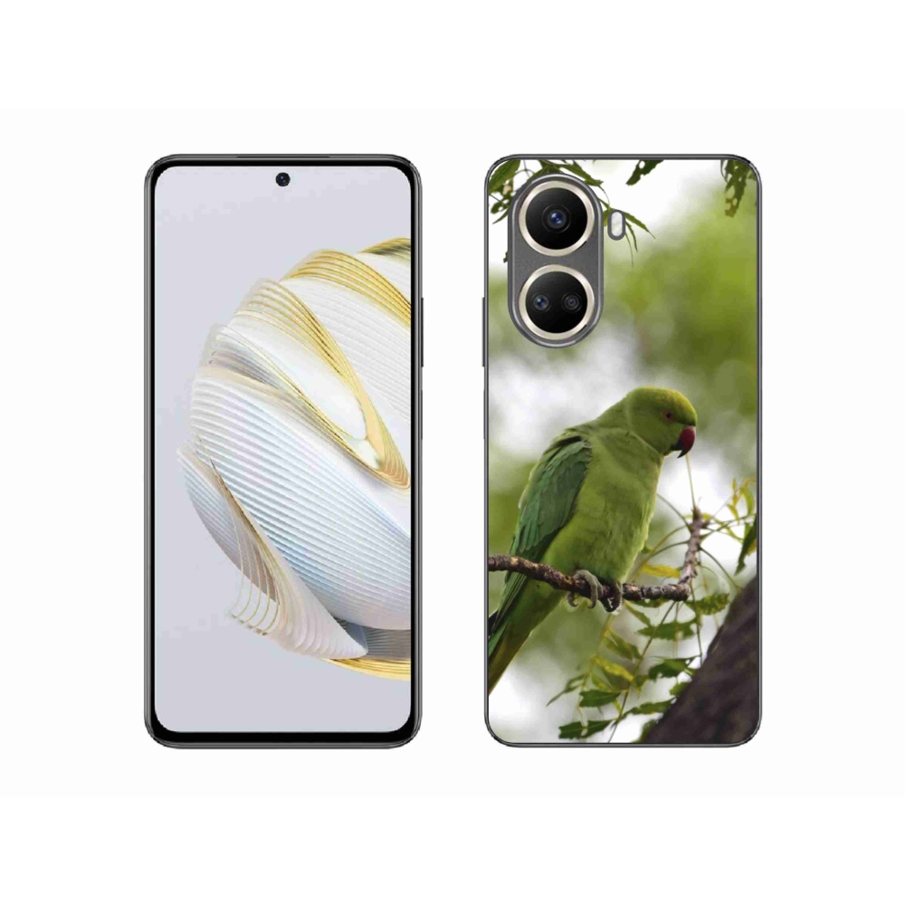 Zselés borítás mmCase a Huawei Nova 10 SE-hez - zöld papagáj