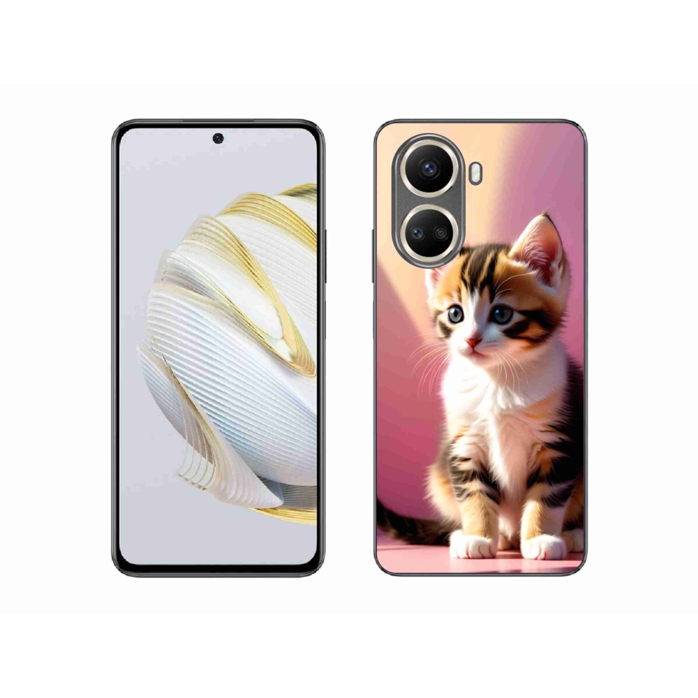 Gél borító mmCase a Huawei Nova 10 SE-hez - kíváncsi cica 2