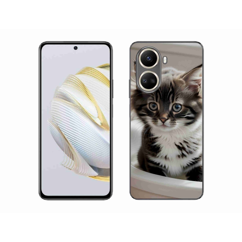 Gél borítás mmCase a Huawei Nova 10 SE-n - kíváncsi cica