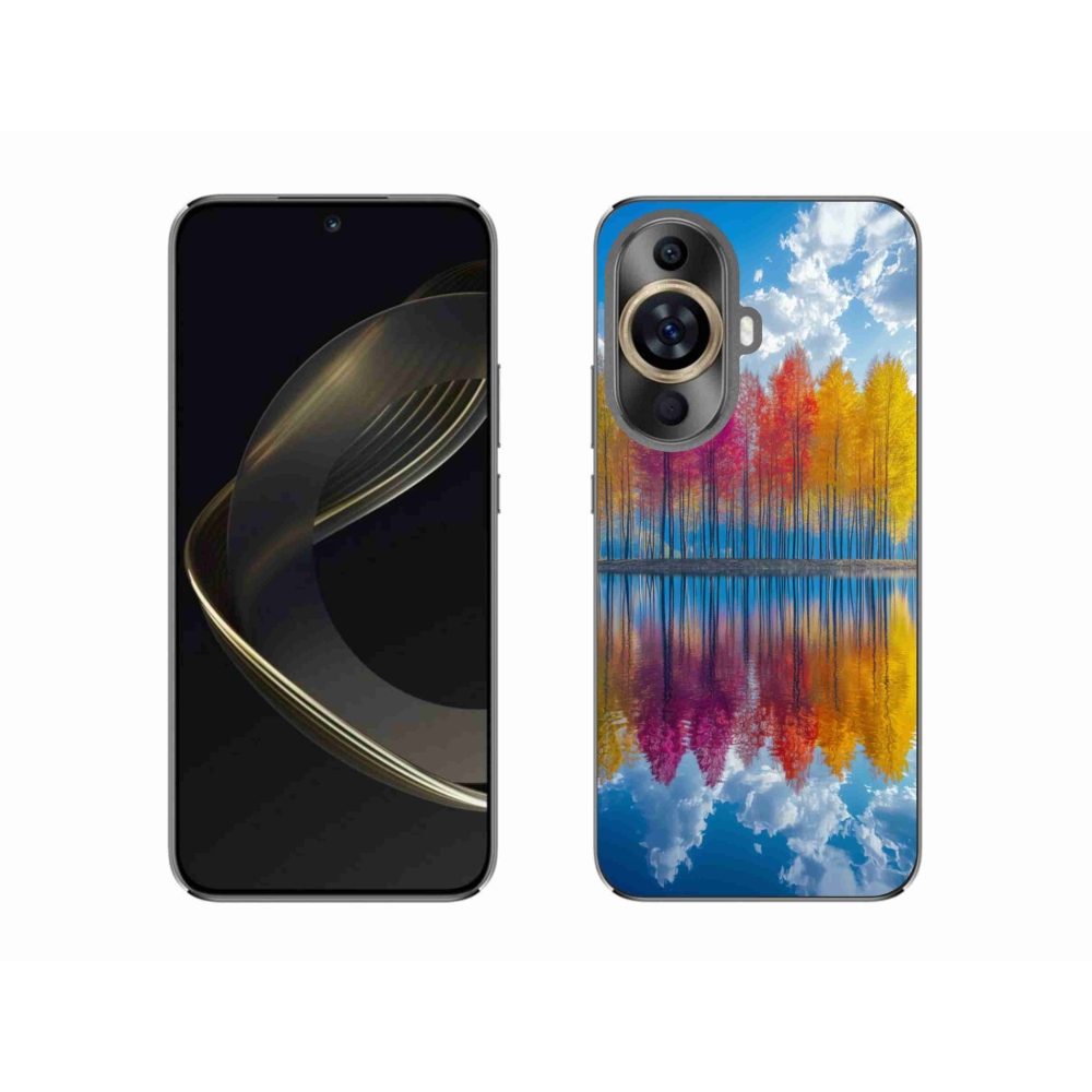 Gél borítás mmCase a Huawei Nova 11-en - színes fák