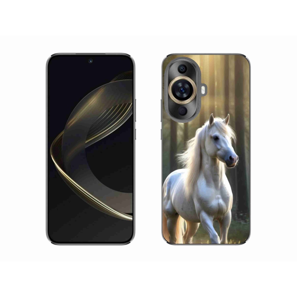 Gél borítás mmCase a Huawei Nova 11-hez - fehér ló 3