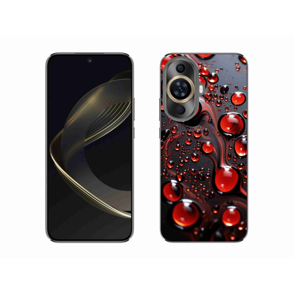 Gél borítás mmCase a Huawei Nova 11-en - piros cseppek 2