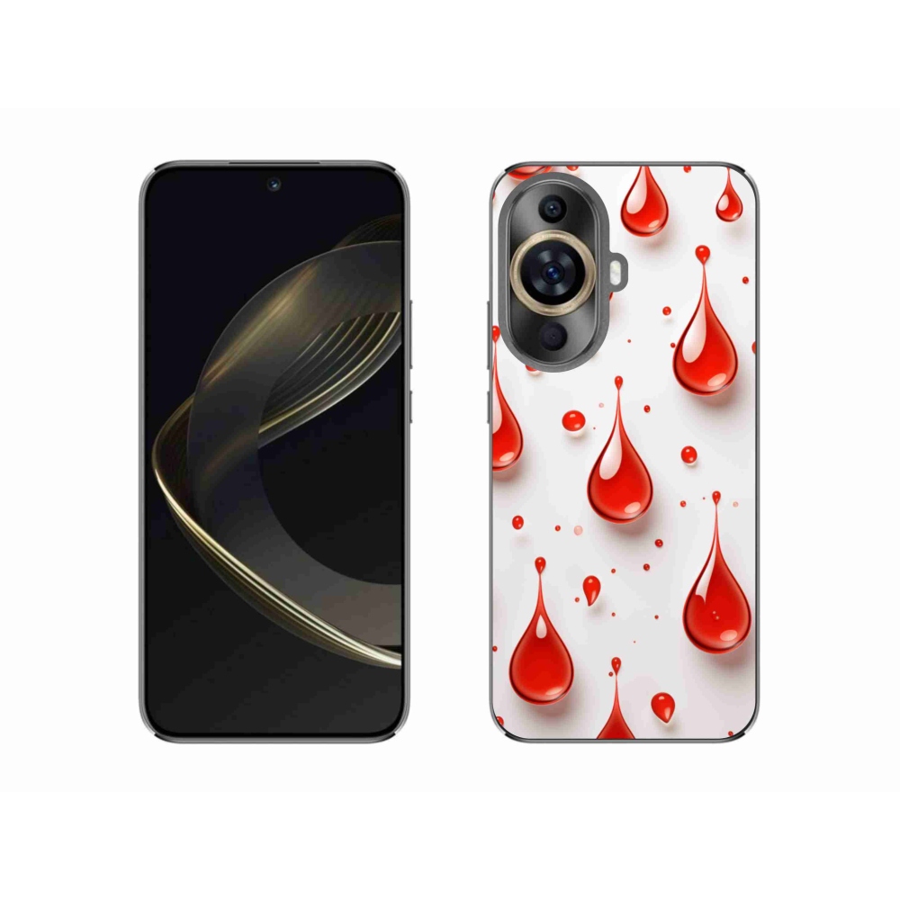Gél borítás mmCase a Huawei Nova 11-en - piros cseppek