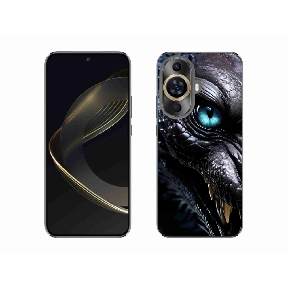 Gél borítás mmCase a Huawei Nova 11-en - sárkány nézet