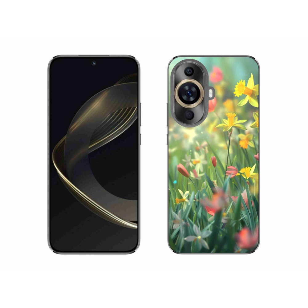 Gél borító mmCase a Huawei Nova 11-en - tavaszi virágok