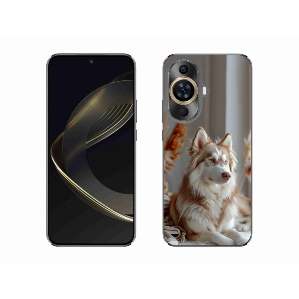 Gél borítás mmCase a Huawei Nova 11-en - csendes szibériai husky