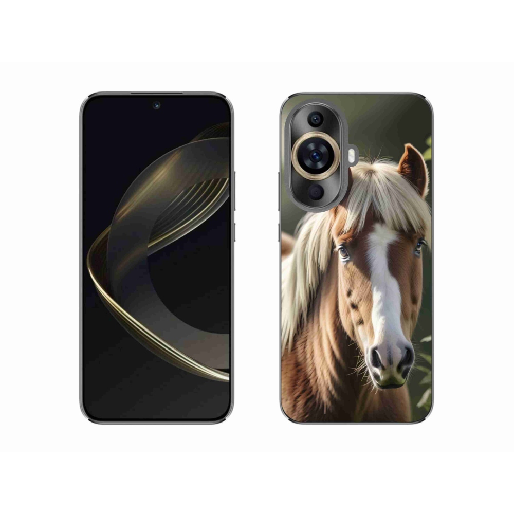 Gél borítás mmCase a Huawei Nova 11-hez - ló könnyű sörénnyel