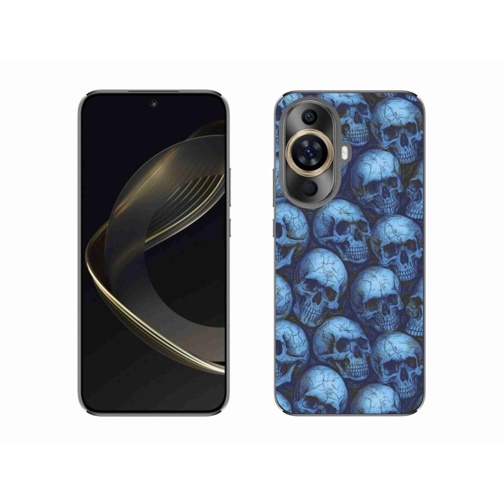 Gél borító mmCase a Huawei Nova 11-en - koponyák