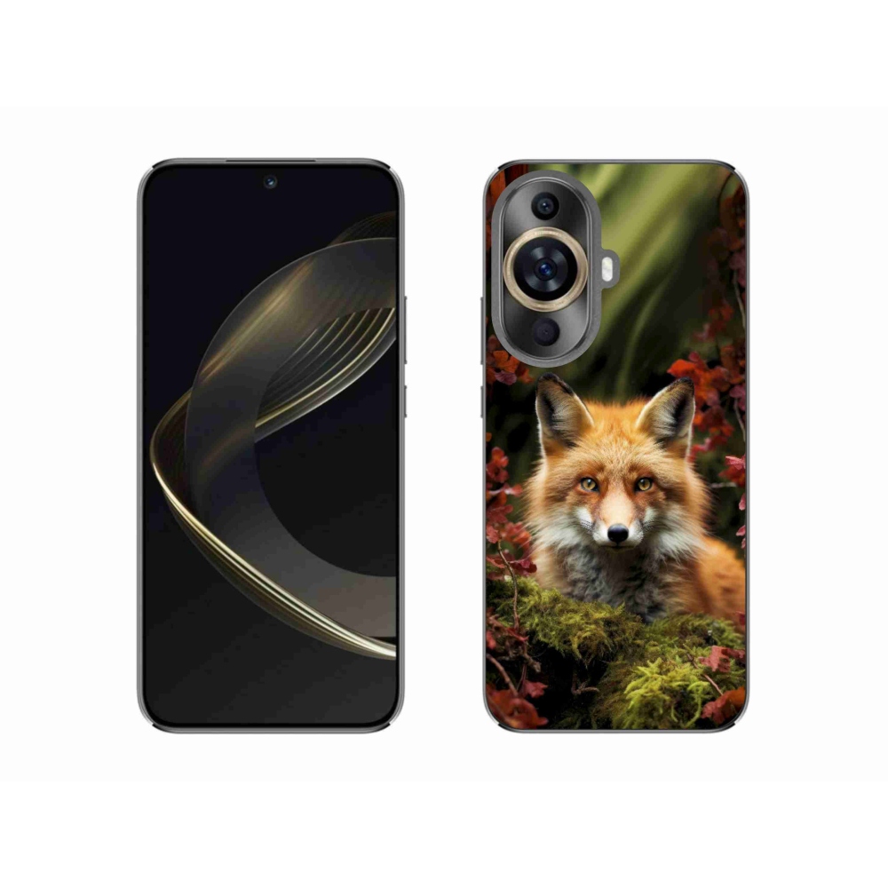 Gél borítás mmCase a Huawei Nova 11-en - róka az erdőben