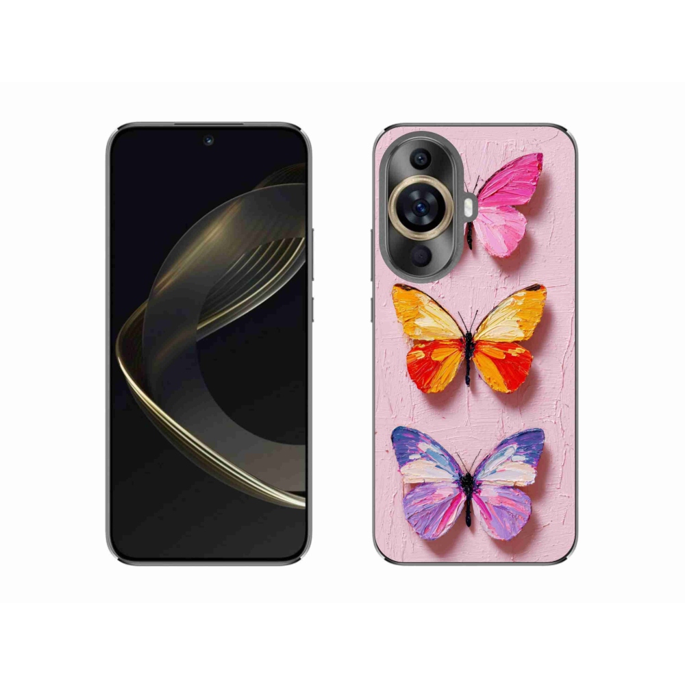 Gél borítás mmCase a Huawei Nova 11-en - pillangó szentháromság