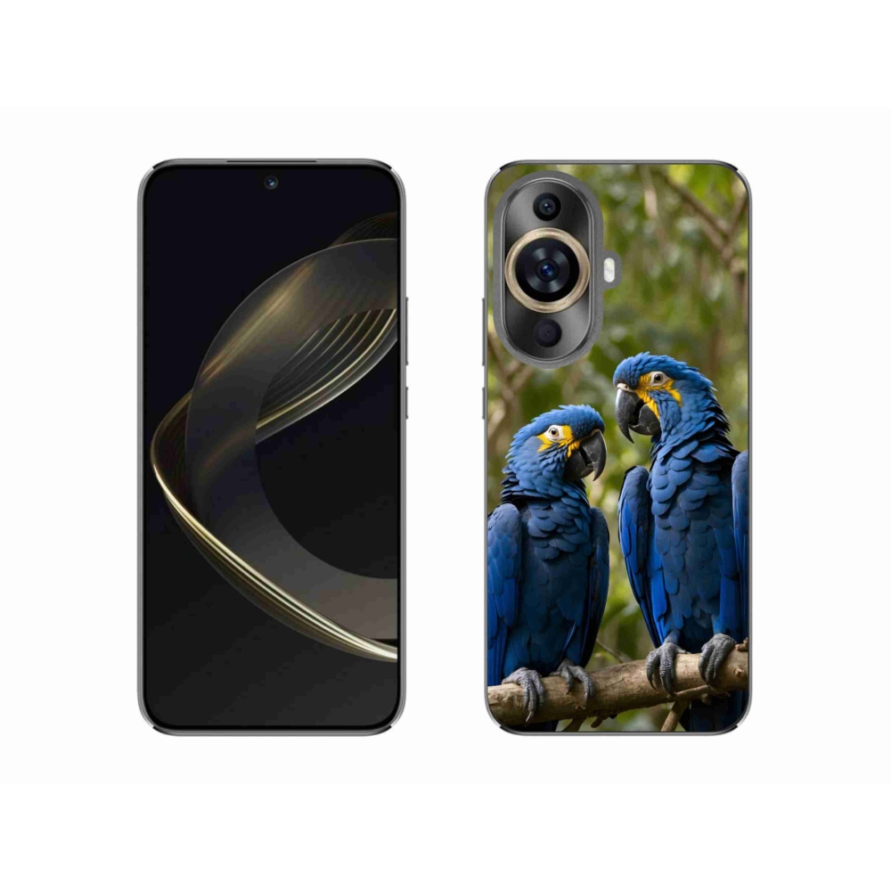Gél borítás mmCase a Huawei Nova 11-en - papagáj duó