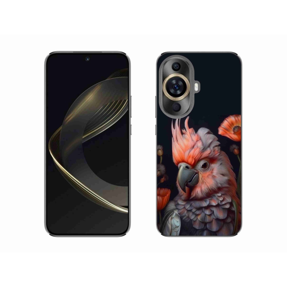 Gél borító mmCase a Huawei Nova 11-re - papagáj kakadu színekben
