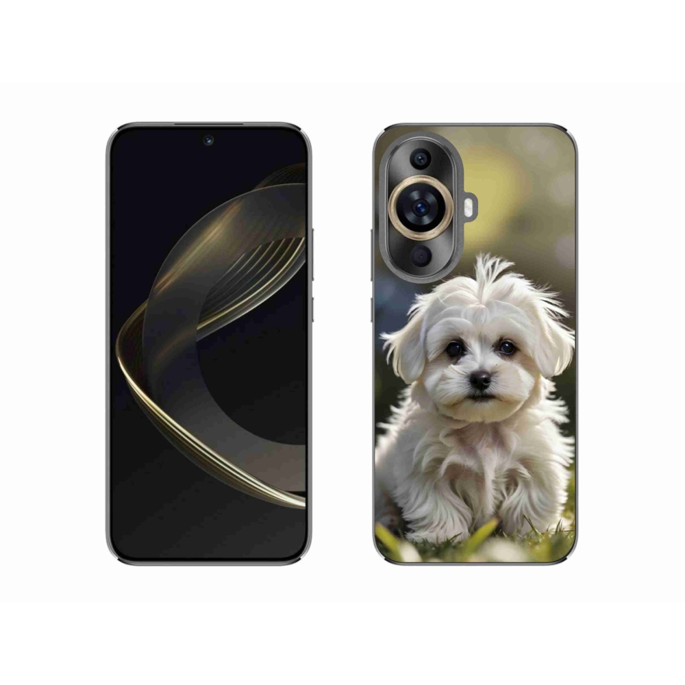 Gél borítás mmCase a Huawei Nova 11-hez - aranyos máltai kutya