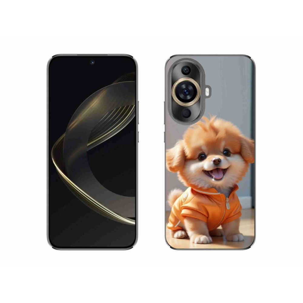 Gél borítás mmCase a Huawei Nova 11-hez - aranyos pomerániai pulóverben