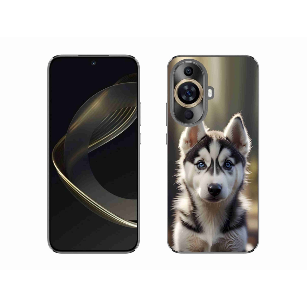 Gél borítás mmCase a Huawei Nova 11-hez - aranyos szibériai husky