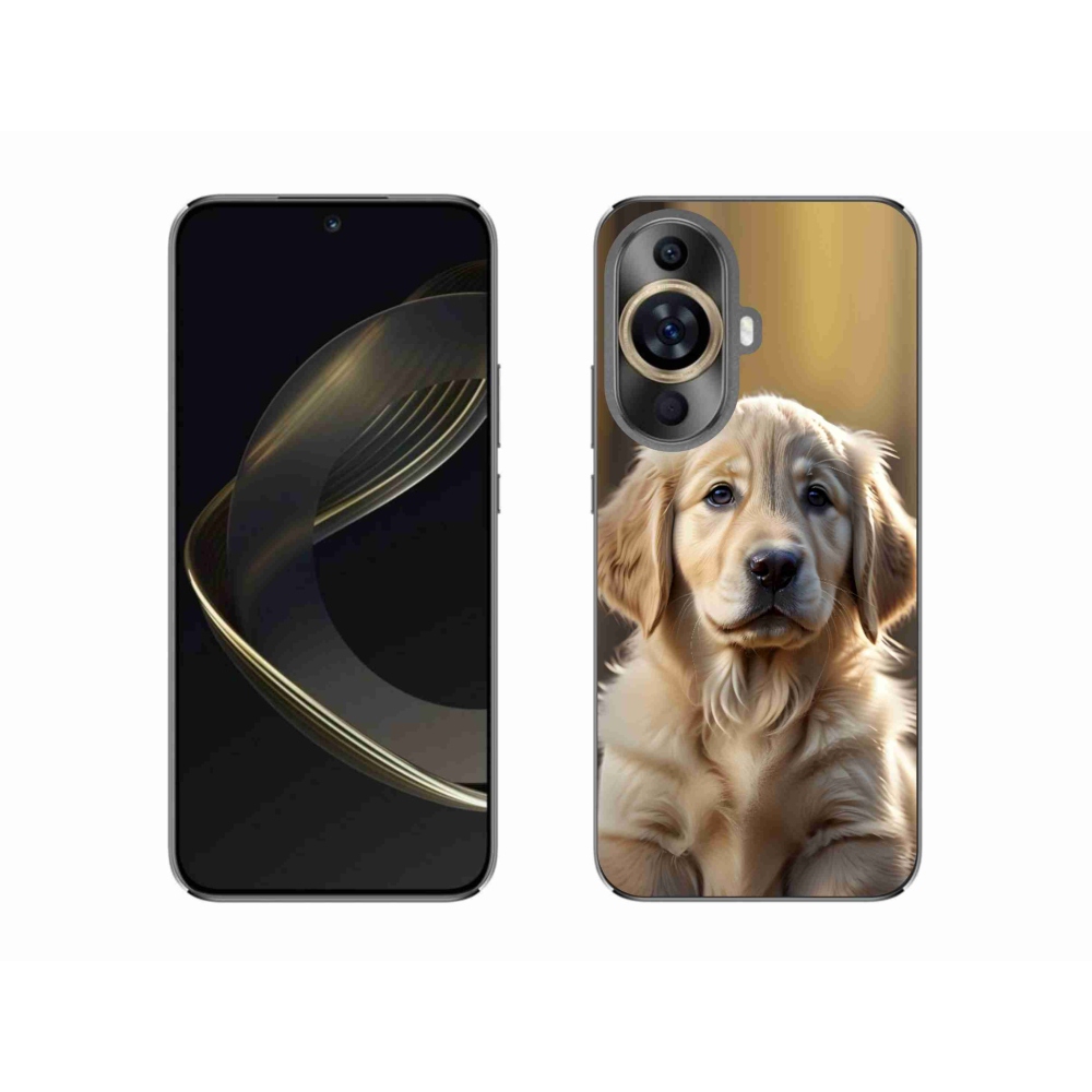 Gél borítás mmCase a Huawei Nova 11 készülékhez - aranyos arany retriever